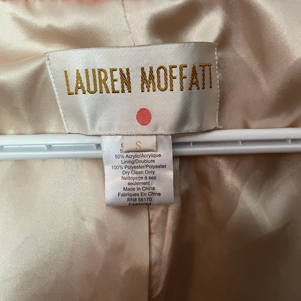 Anthropologie Lauren Moffatt "Eastward" Coral Wool Coat Women's Size small - Picture 6 of 9